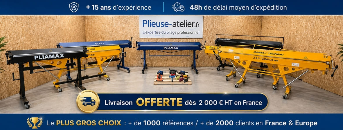 plieuse-atelier plieuse à zinc couvreur zingueur plieuse à tôle 